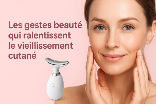 Les gestes beauté qui ralentissent le vieillissement cutané