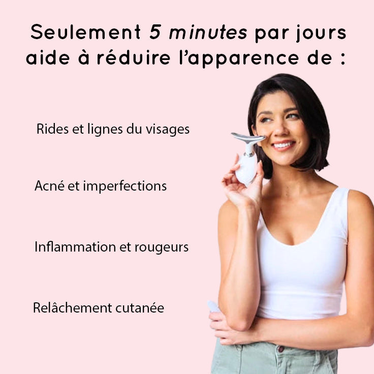 appareil LED anti-rides visage Alunéa Lift Pro